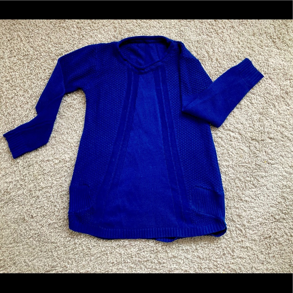 Blue sweater
